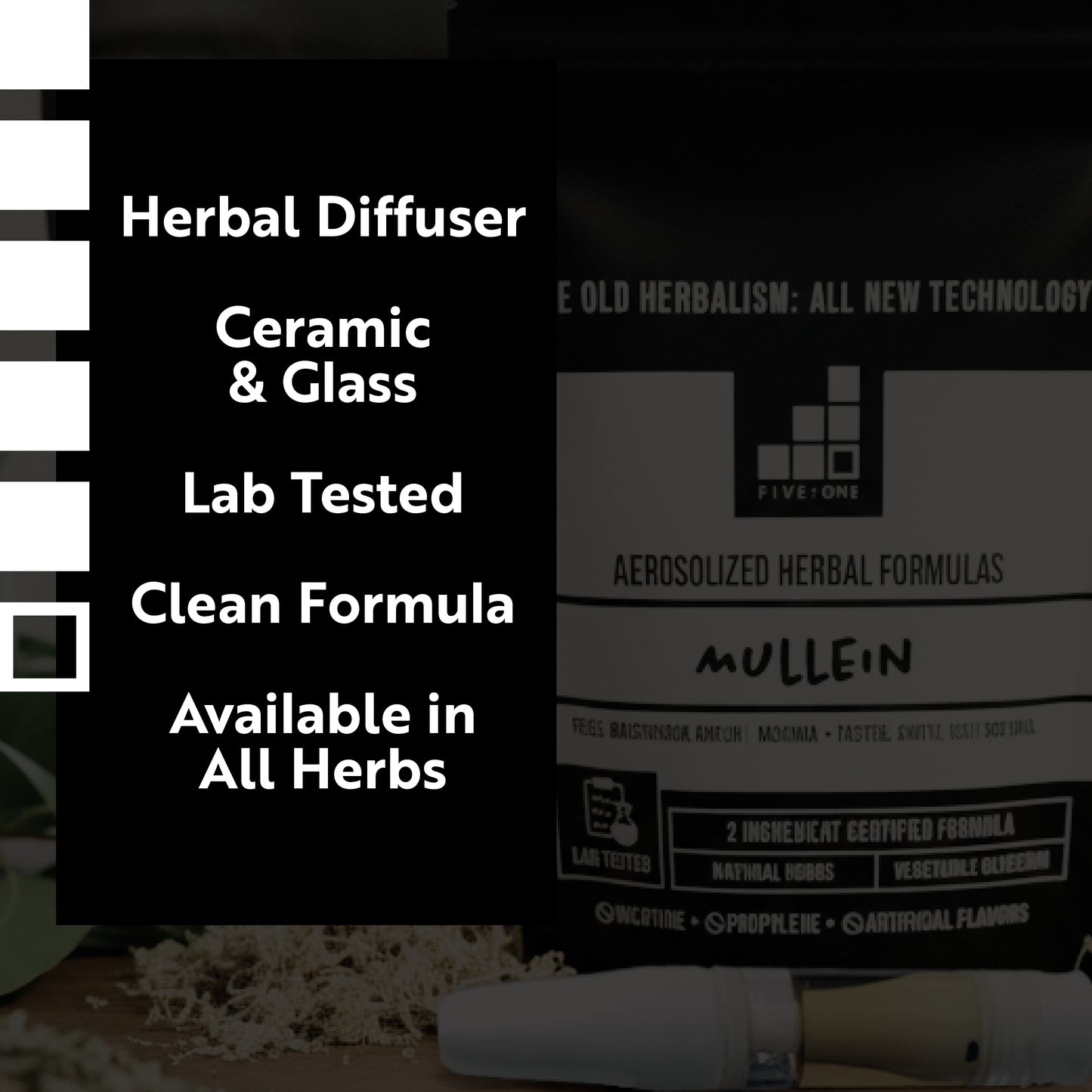 Aerosolized Herbal Formula Pods