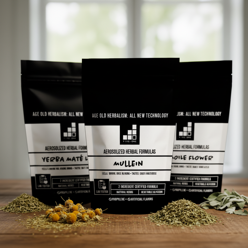 Aerosolized Herbal Formula Pods